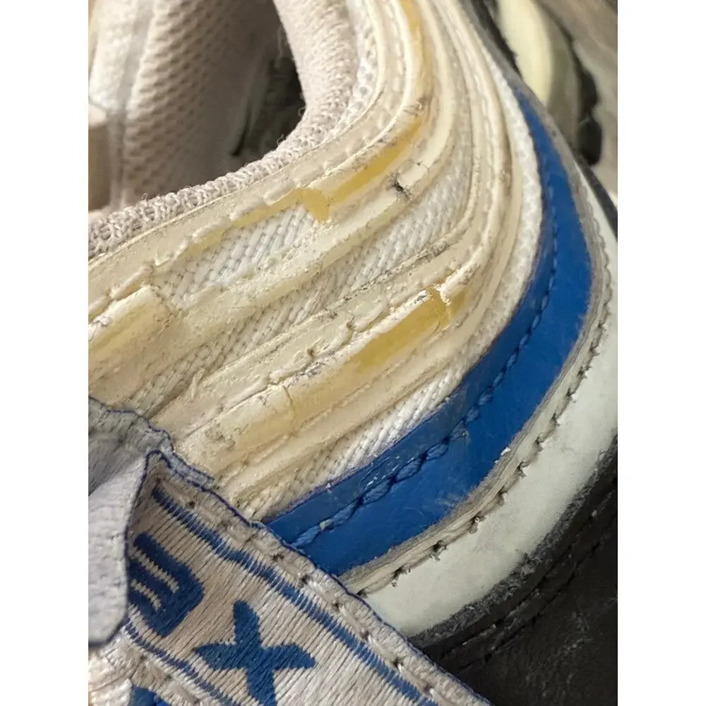 Nike Air Max 97 Size 5,5 Y  Shoes Sneakers White Black Signal Blue 921522-107